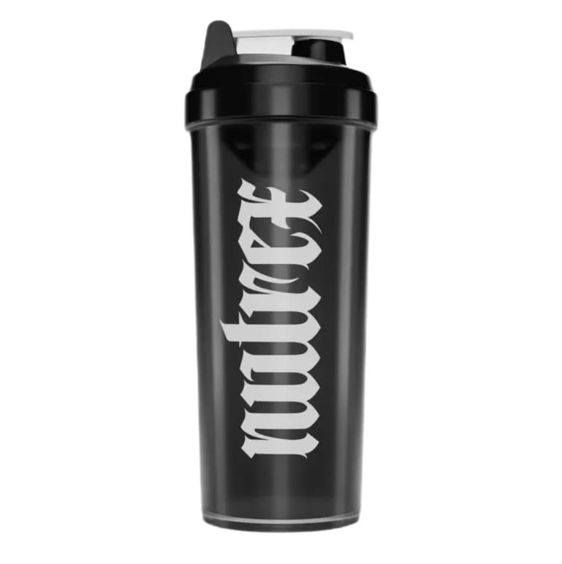 Nutrex - Gothic Logo shaker - Sort med hvidt låg, 700 ml