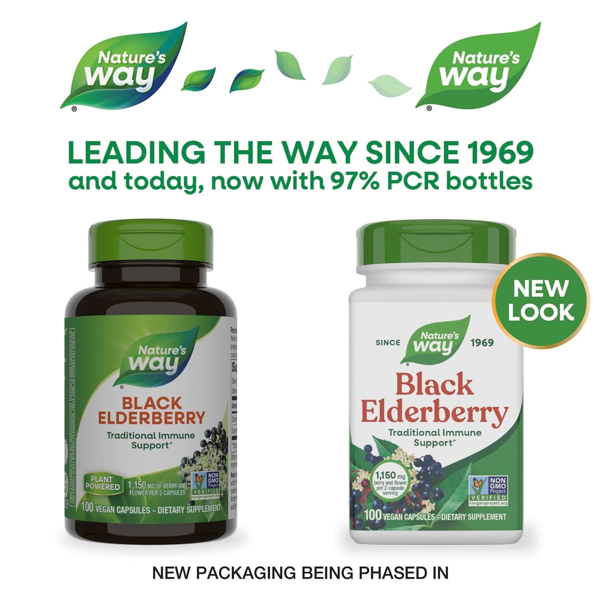 Nature'S Way - Black Elderberry - 100 Caps