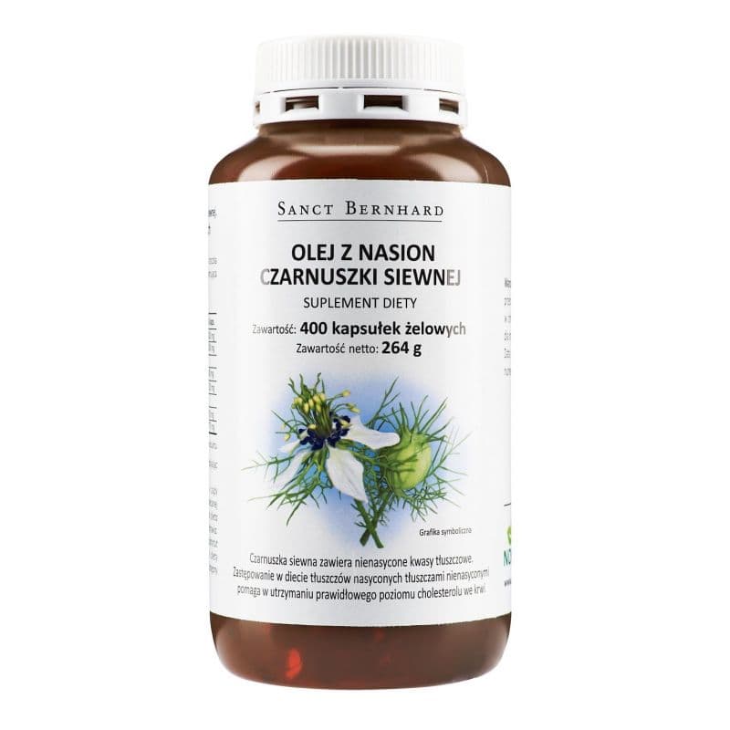 Kräuterhaus Sanct Bernhard - Black Cumin Seed Oil – Kräuterhaus Sanct Bernhard förpackning