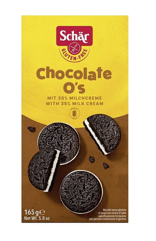 Schar - Chocolate O's - 165g – Schär pakkaus