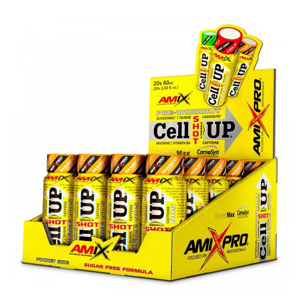 Amix - Cellup Shot - Pre-Workout Energy Drink – Amix förpackning