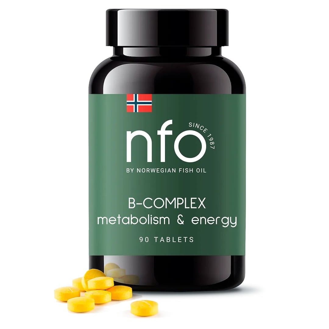 Nfo - B-Complex Metabolism & Energy - 90 Tablets – NFO förpackning