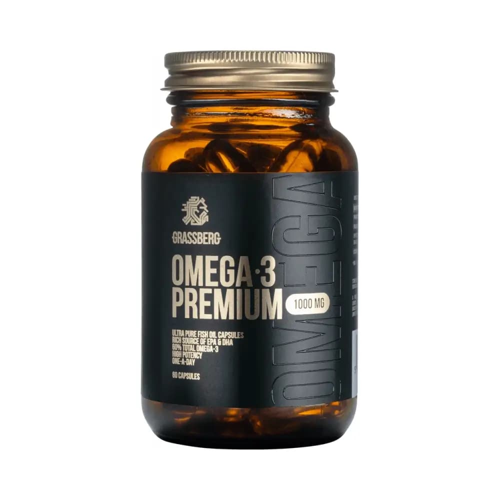 Grassberg - Omega-3 Premium 1000mg - Unflavoured