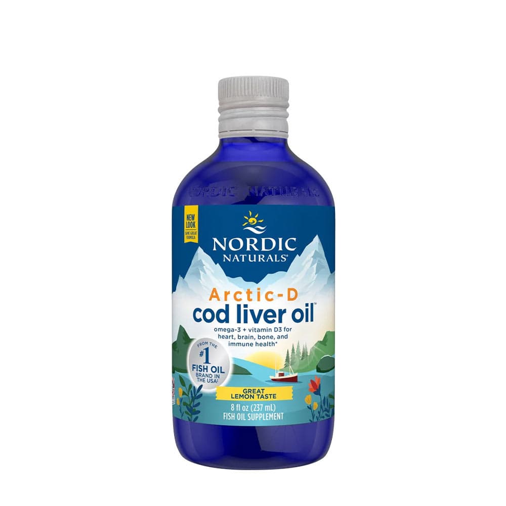 Nordic Naturals - Arctic-D Cod Liver Oil, Lemon - 237ml.