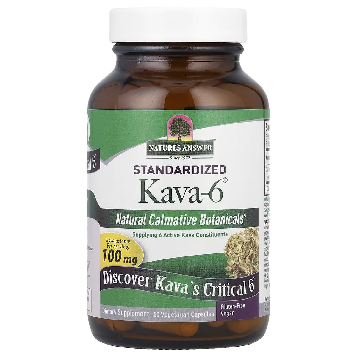 Nature's Answer - Kava-6 - 90 Vcaps