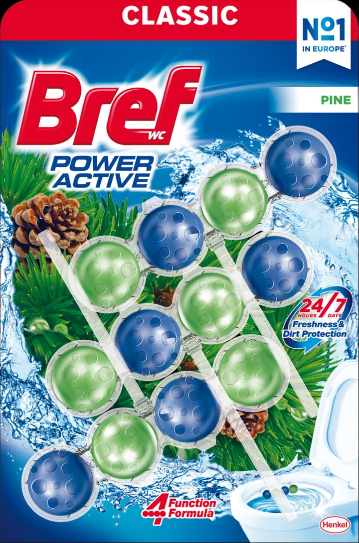 Lenor - Power Aktiv Toilet Freshener Pine Balls 3 x 50g