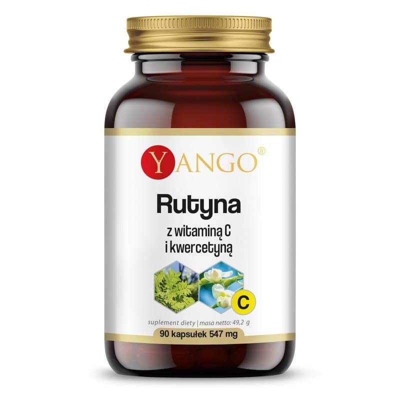 Yango - Rutin With Vitamin C And Quercetin - 90 Caps – Yango förpackning
