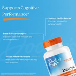 Doctor's Best - Bacopa with Synapsa - 60 Veggie Caps