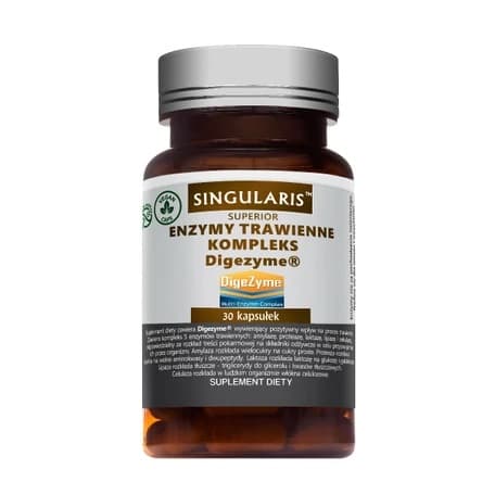 Singularis - Digestive Enzyme Complex Digezyme - 30 Caps – Singularis förpackning