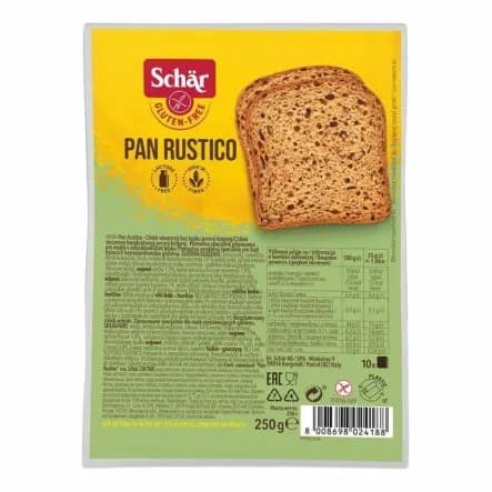 Schär - Schar Chleb Pan Multigrano wieloziarnisty 250 g – Schär förpackning