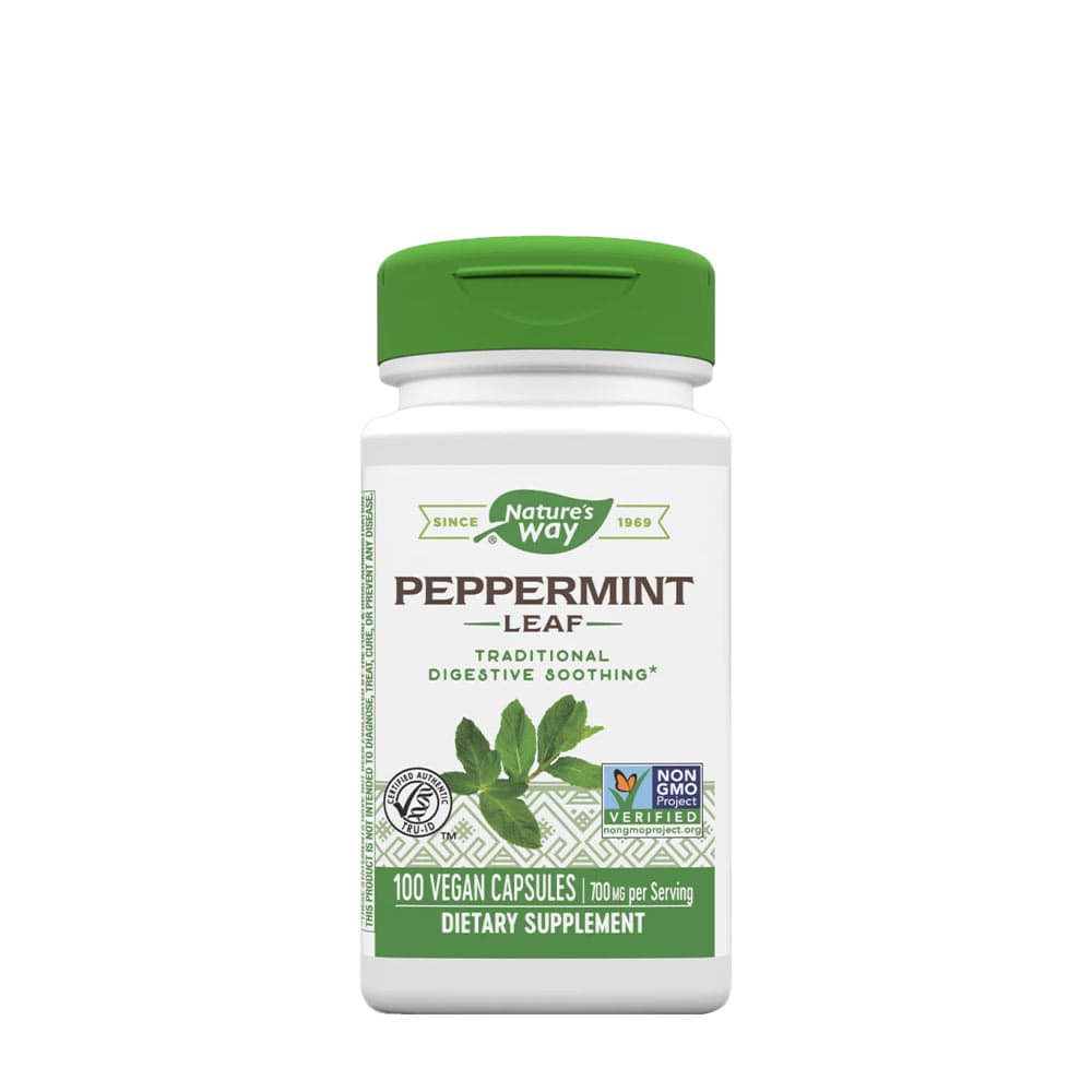 Nature'S Way - Peppermint Leaf - 100 Caps – Nature's Way förpackning