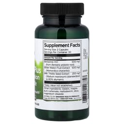 Swanson - Berberine Plus With Bitter Melon & Milk Thistle - 60 Capsules