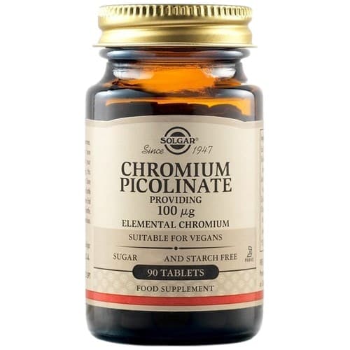 Solgar - Chromium Picolinate - 90 Tabs – Solgar förpackning