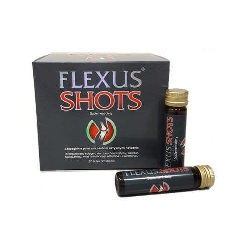 Valentis Flexus Shots 20x10ml – Valentis förpackning