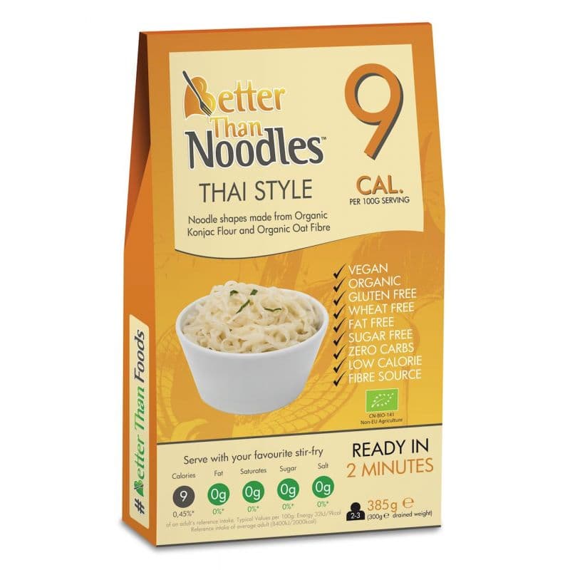 Better Than Noodles - Thai Style - 385g – Better Than Noodles förpackning