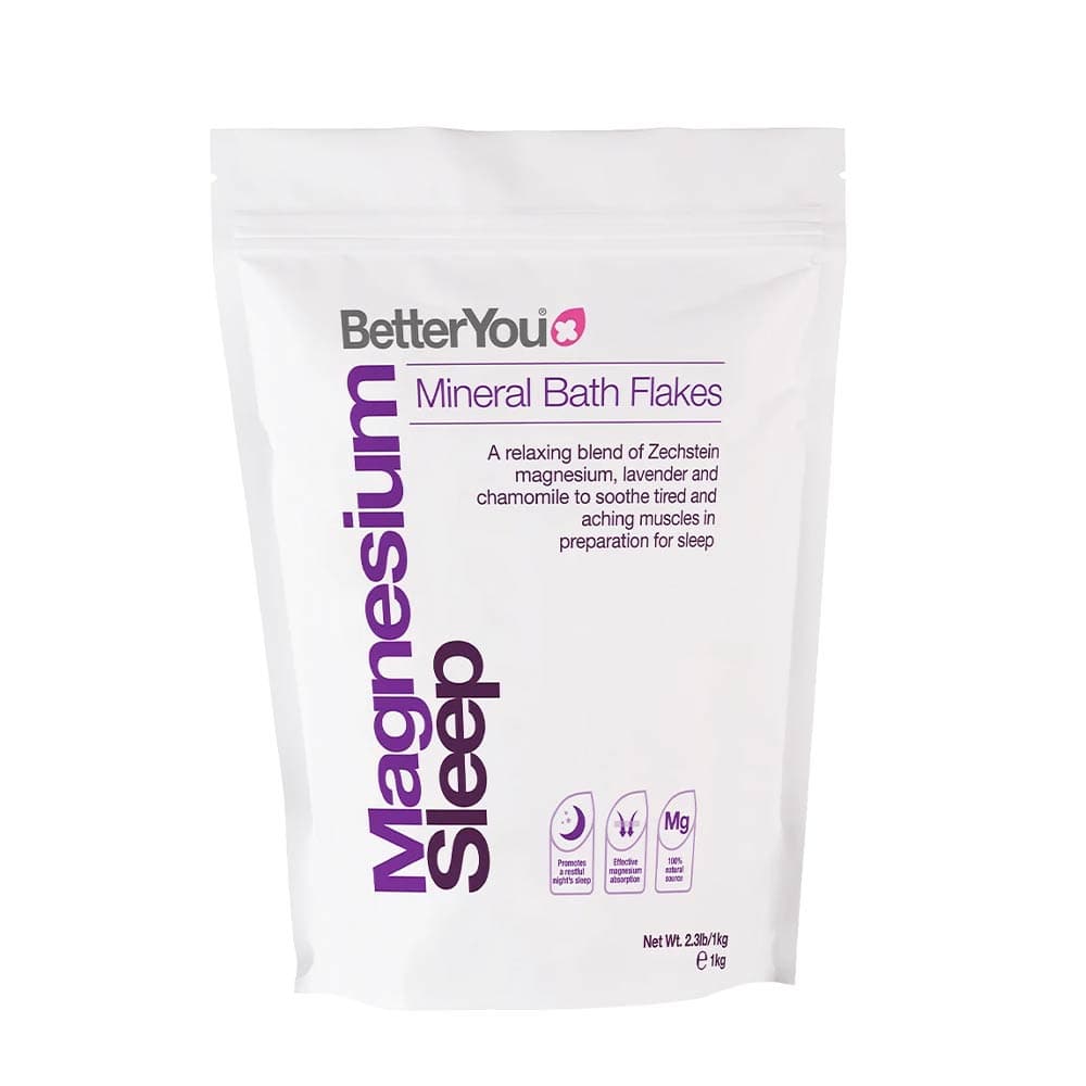 Better You - Magnesium Sleep Mineral Bath Flakes - 1kg – Better You förpackning