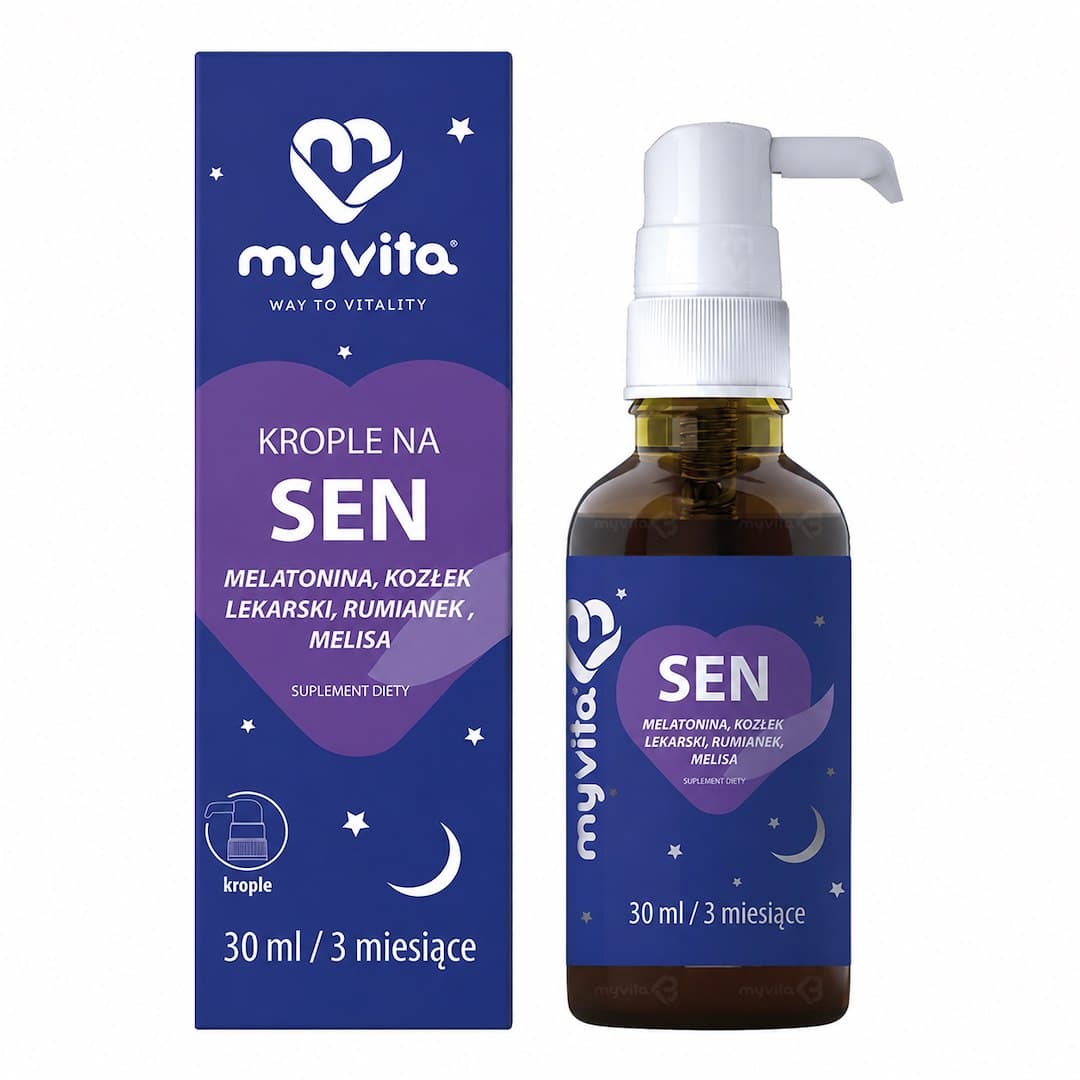 Myvita - Sleep Drops - 30ml – MyVita förpackning
