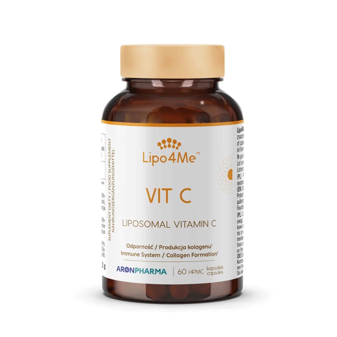 Aronpharma - Lipo4Me Vitamin C - 60 Capsules – Aronpharma förpackning