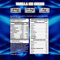 MHP - Vanilla Ice Cream - 62 Servings - 2270g