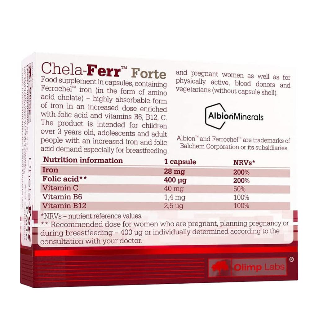 Olimp Labs - Chela-Ferr Forte - 30 Caps
