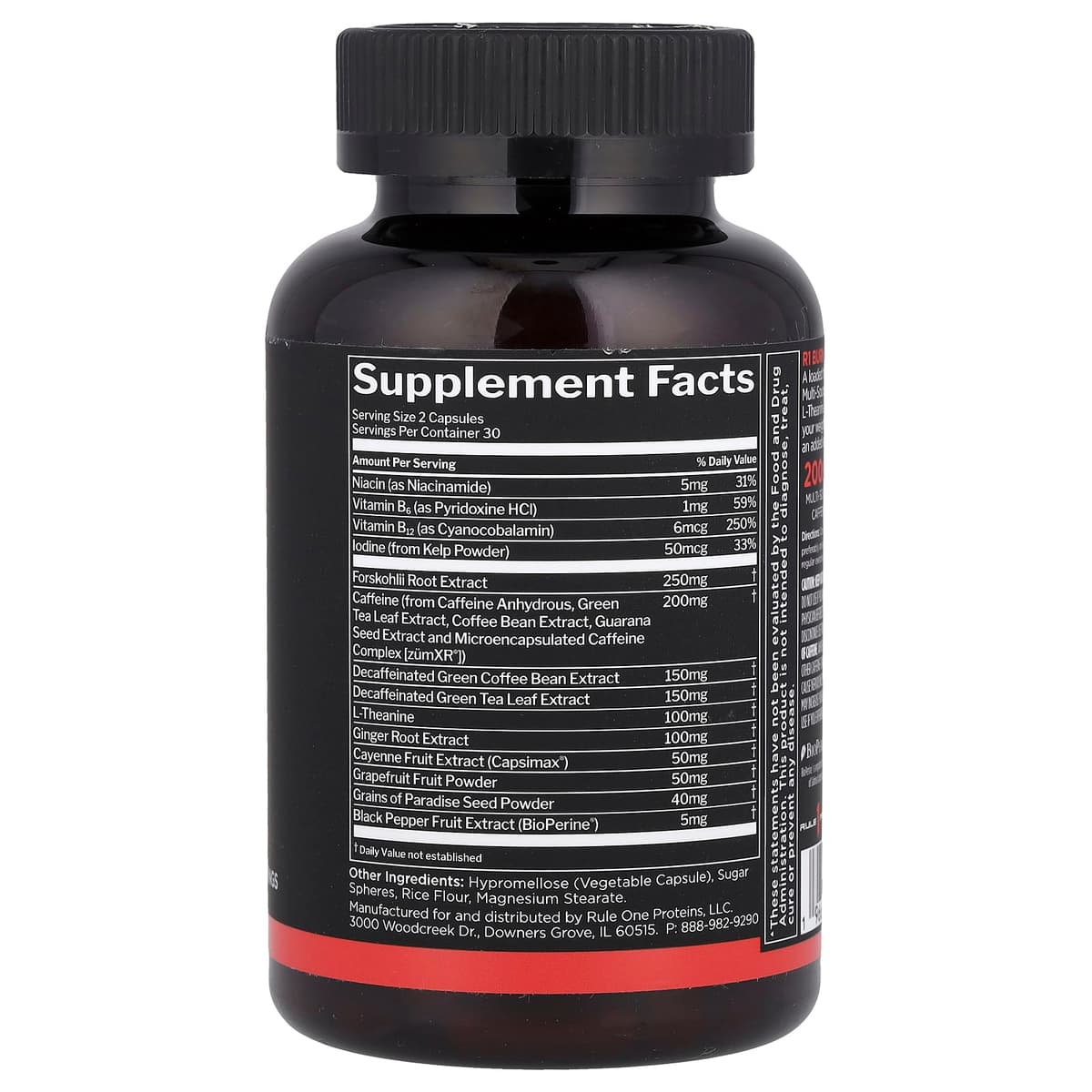 Rule One - Burn - Thermo Weight Management - 60 Capsules