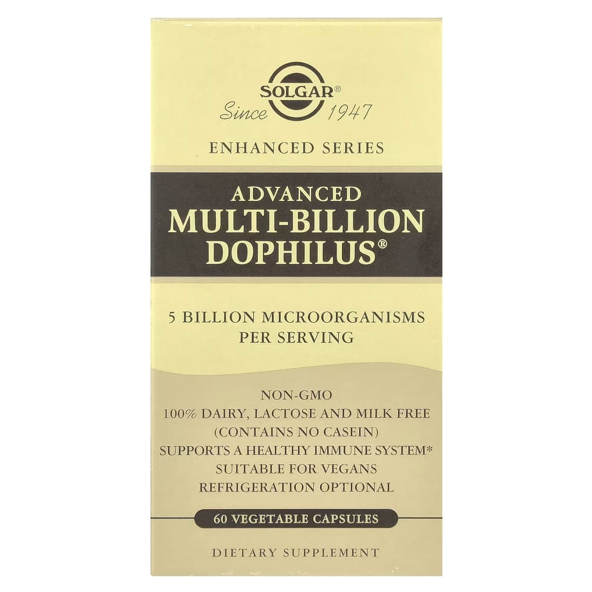 Solgar - Advanced Multi-Billion Dophilus - 60 Caps