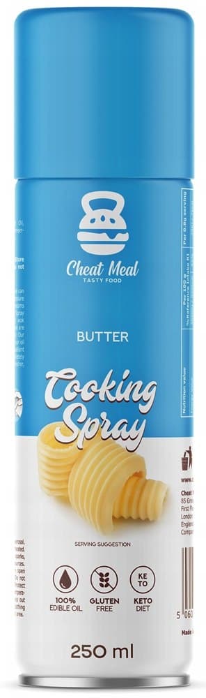 Cheat Meal - Butter Cooking Spray - 250 ml – Cheat Meal förpackning