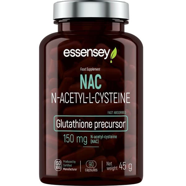 Essensey - NAC - 150mg - 90 Caps – Essensey förpackning