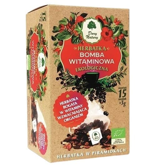 Dary Natury - Organic Vitamin Bomb Tea Pyramids 45g