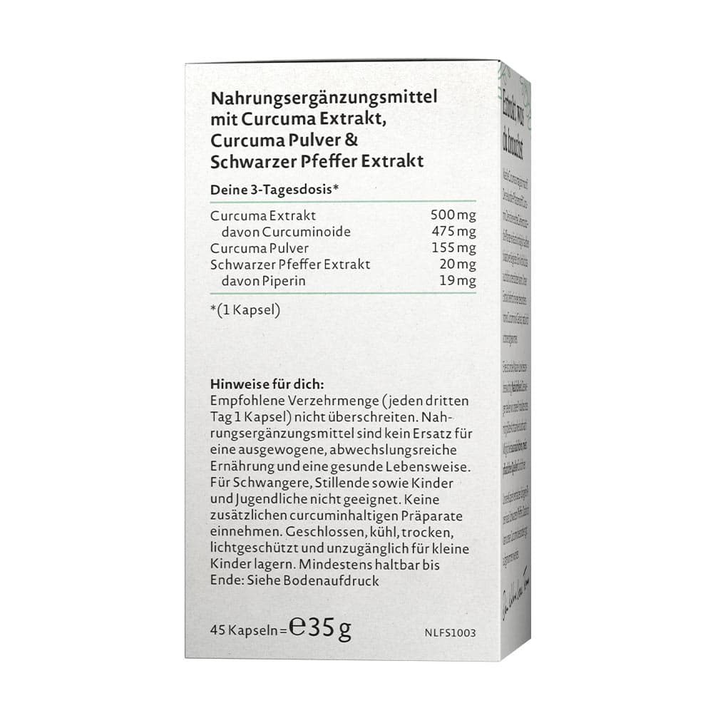 Nature Love - Turmeric Extract - 45 Caps