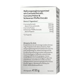 Nature Love - Turmeric Extract - 45 Caps