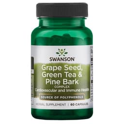 Swanson - Grape Seed, Green Tea & Pine Bark Complex - 60 Caps