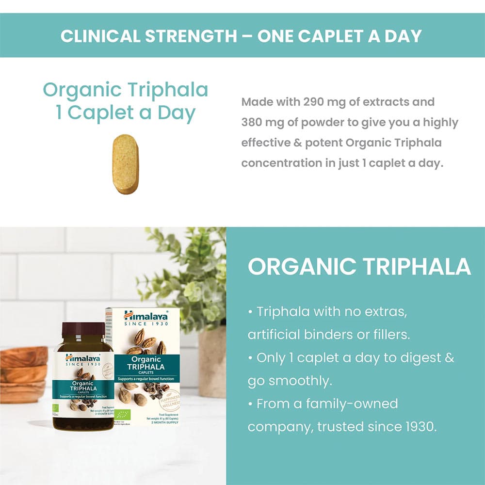 Himalaya - Organic Triphala - 60 Caps