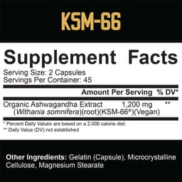 5% Nutrition - KSM-66 - 90 Caps