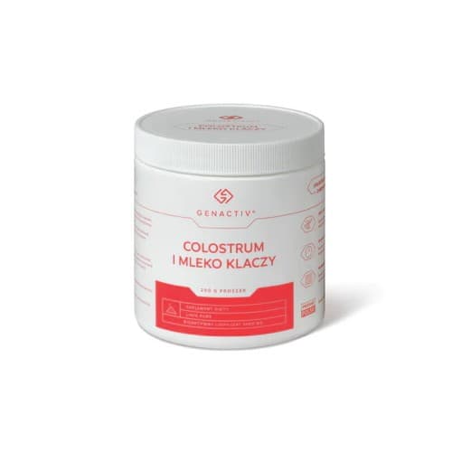 Genactiv Colostrum med Hestemælk 200g – Genactiv emballage