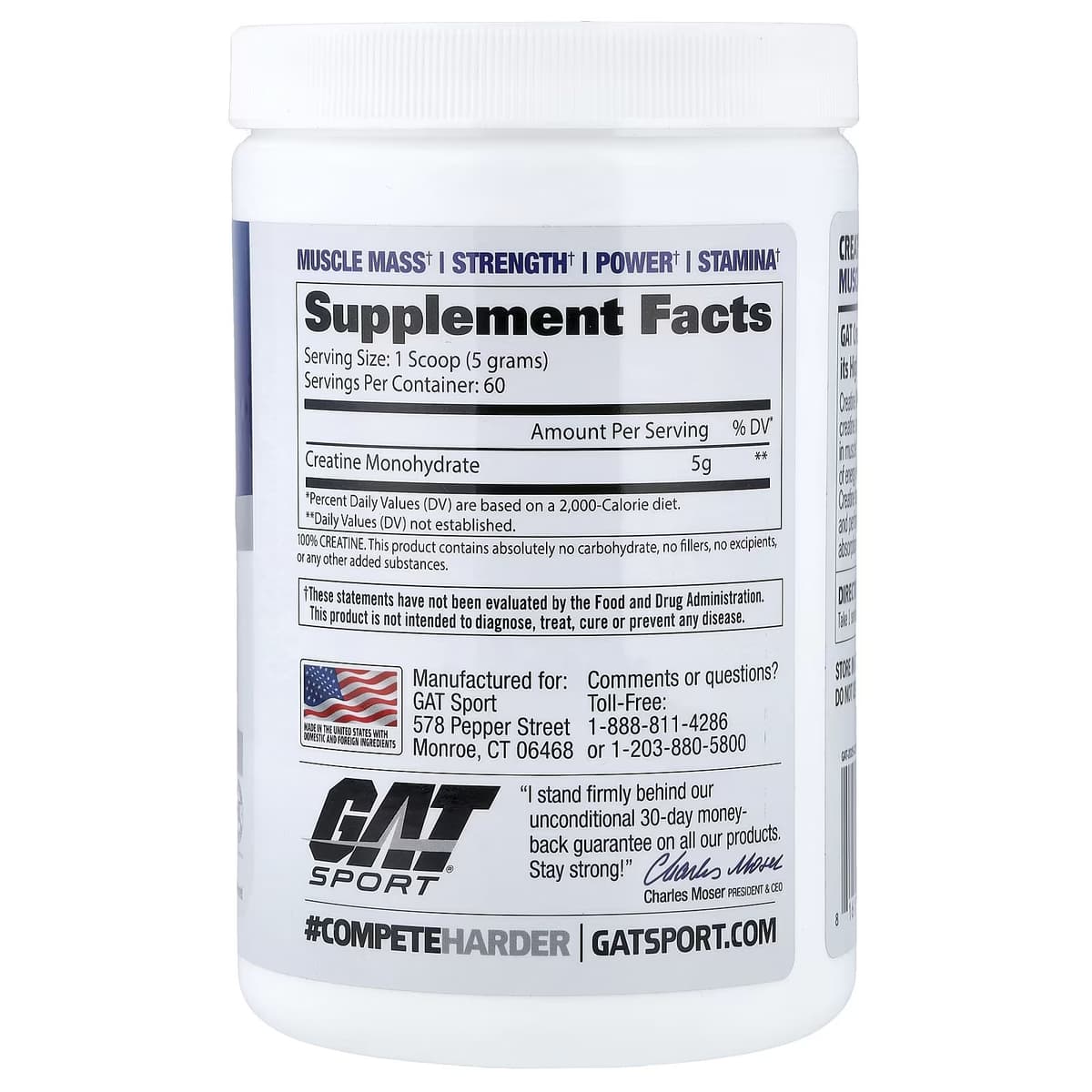 Gat Sport - Creatine - 299g