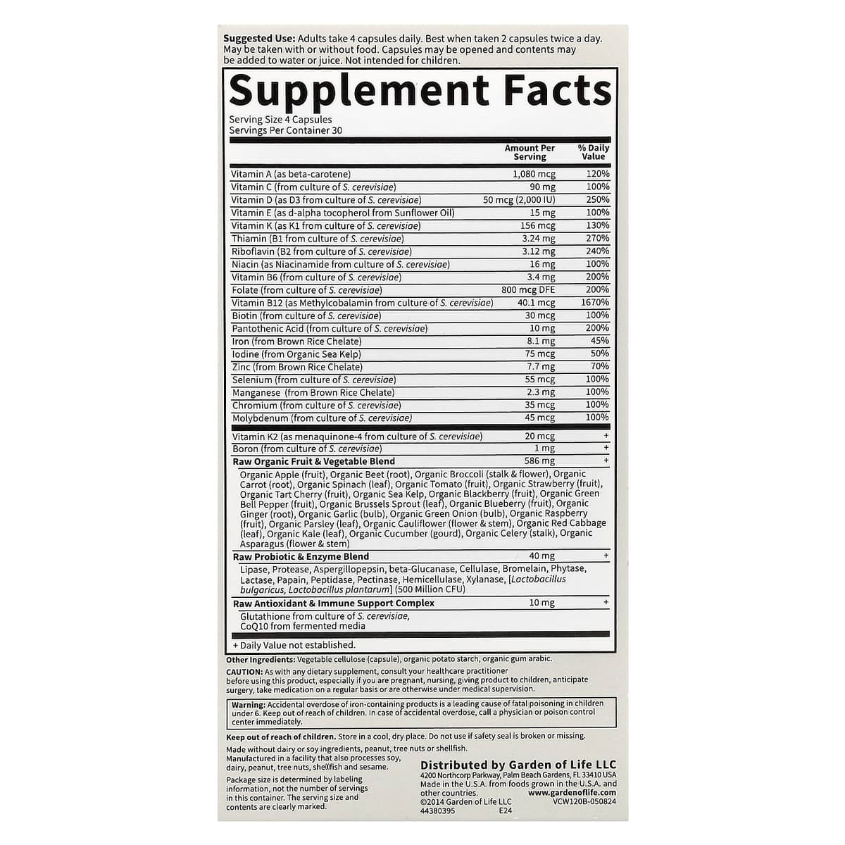 Garden Of Life - Vitamin Code Women - 120 Vcaps