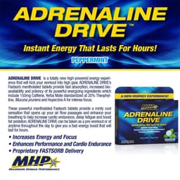 MHP - Adrenaline Drive - Fast Acting Energy Mint - 30 Tabs