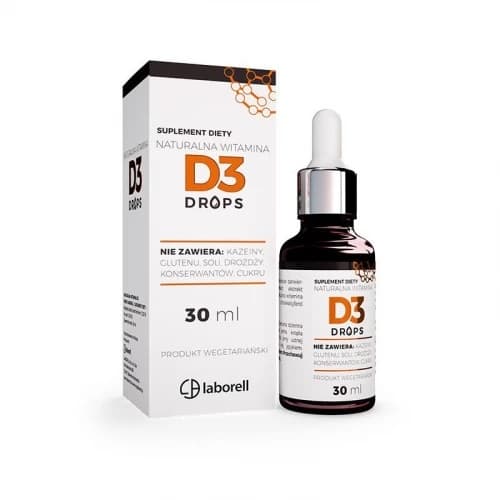 Laborell - Vitamin D3 Drops - 30 ml – Laborell förpackning