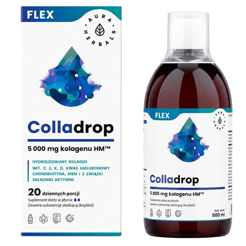Aura Herbals - Colladrop Flex - 5000mg - 30 Sachets