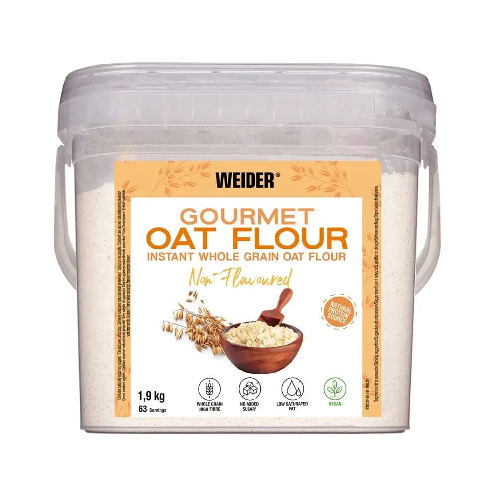 Weider - Havremel - Naturlig - 1,9kg – Weider emballage