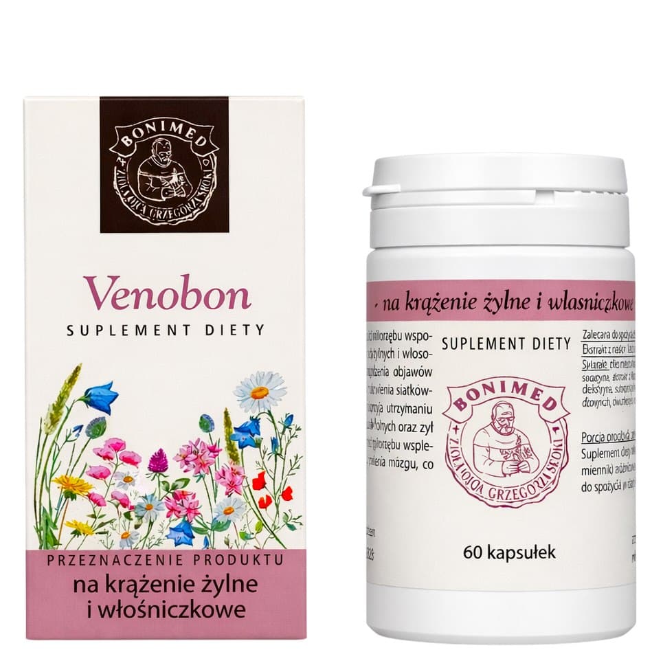 Bonimed - Venobon - 60 Caps – Bonimed förpackning
