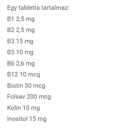 Jutavit - Complex Vitamin B + Folic Acid Tabs - 60 Tabs