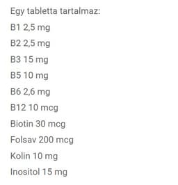 Jutavit - Complex Vitamin B + Folic Acid Tabs - 60 Tabs