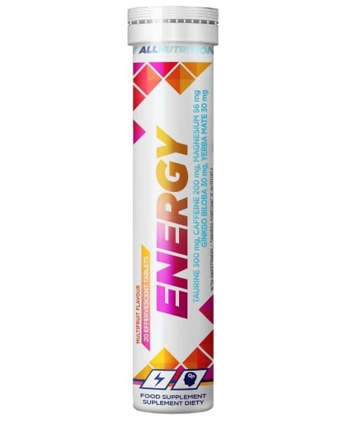 Allnutrition - Energy, Multafruit - 20 Effervescent Tabs – Allnutrition förpackning