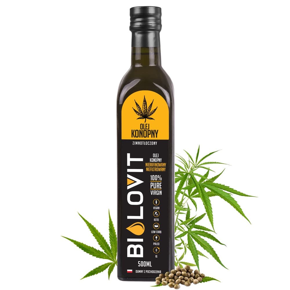 Bilovit - Hemp Oil – BIOLOVIT förpackning