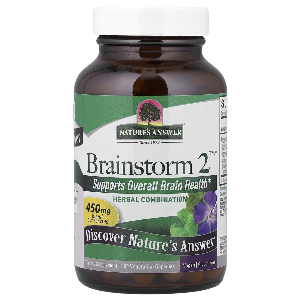Nature's Answer - Brainstorm 2 - 90 Vcaps