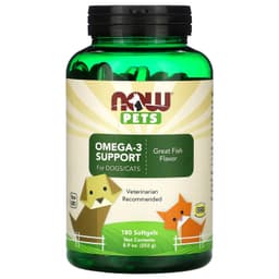 NOW Foods - Omega-3 Support For Pets - 180 Sgels