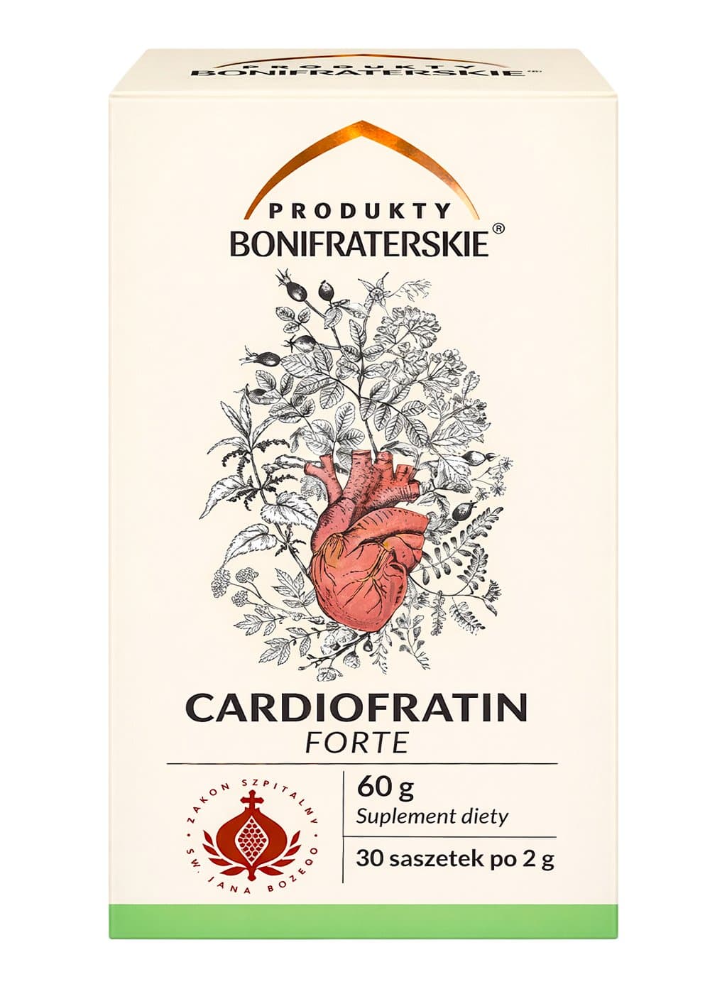Produkty Bonifraterskie - Cardiofratin Forte - 60 g