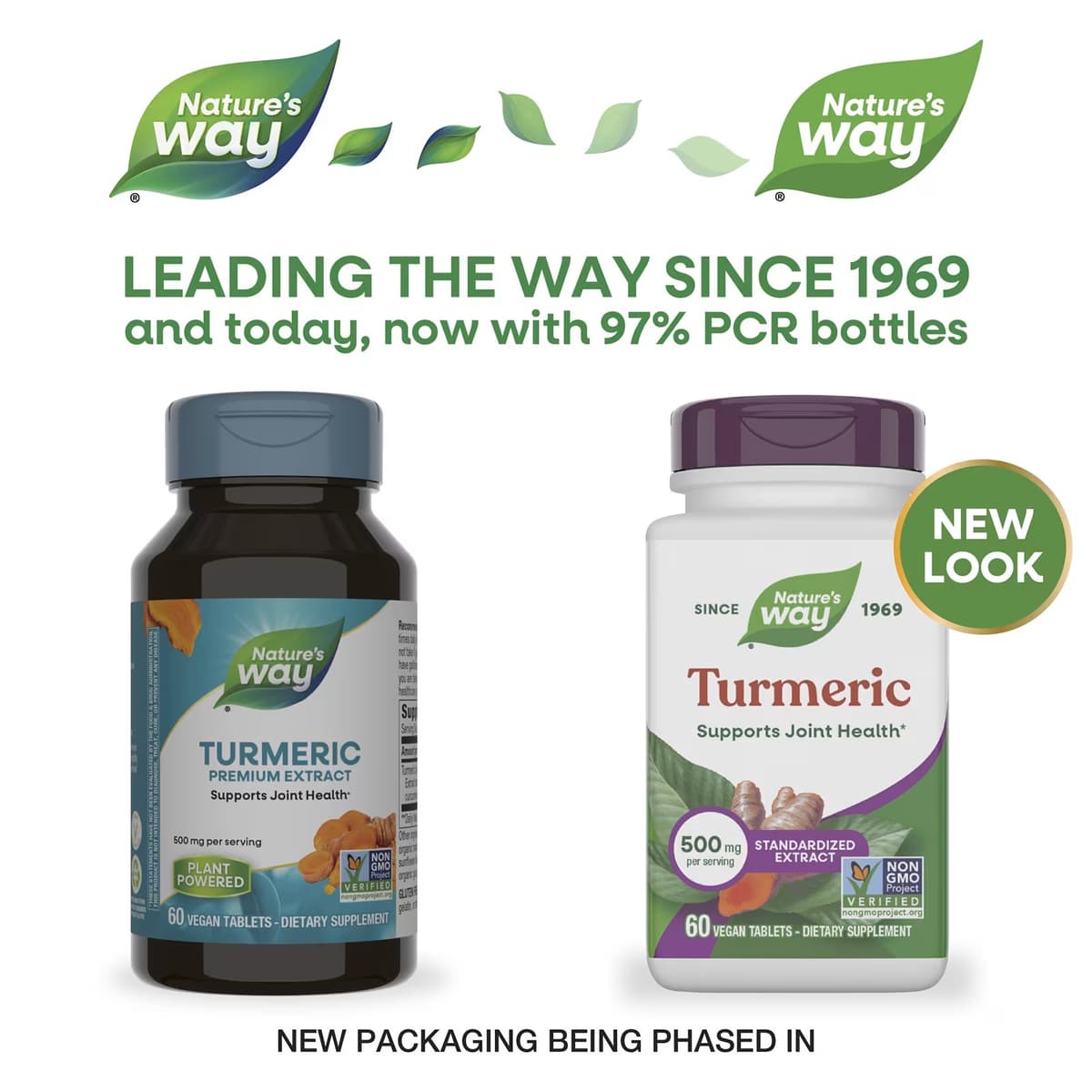 Nature'S Way - Gurkemeja Premium Ekstrakt - 60 Veganske Tabletter
